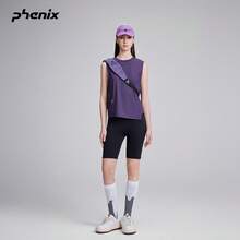 +Phenix Phoenix Women's 2026SS New Outdoor Sun Protection Asymmetrical Sleeveless Knit Tank Top - Mystic Purple - View 3