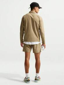 Nike Miler Repel Men's Water-Repellent Running Jacket Sun Protection Skin Jacket IF2370-213 - Brown - View 5