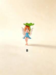 1/2/4pcs Resin Lotus Fairy Statue Mini Elf Figurine, Car Dashboard Desktop Decoration, DIY Micro Landscape Garden Ornament, Home Office Birthday Holiday Gift - A - View 12