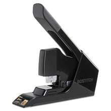 EZ Squeeze 130 Sheet Flat Clinch Heavy Duty Stapler, Reduced Effort, Black B8130 - B - View 1