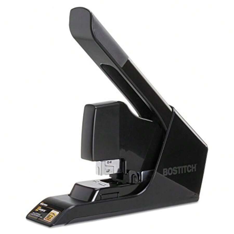 EZ Squeeze 130 Sheet Flat Clinch Heavy Duty Stapler, Reduced Effort, Black B8130 - B - View 1