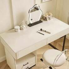 1pc Leather Desk Mat, Eye-Protection Desk Pad, Waterproof Wash-Free Tablecloth, Leather Dining Table Mat, Office Desk Pad, Student Study Desk Mat, Office Computer Desk Pad, Easy To Clean Durable Long Tablecloth, Suitable For Table, Office Desk, Study Desk, Gaming Table, Side Cabinet/Coffee Machine, Kitchen And Living Room Countertop Protection Mat - PU Leather Placemat - View 128
