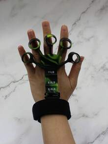 矽膠手指與手腕拉伸器，便攜式五指手腕伸展強化器，握力訓練器，手指運動器，緩解手腕疼痛，適合任何手掌尺寸，手指阻力帶，健身器材，旅行必備居家用品 - 均碼 - 查看 17