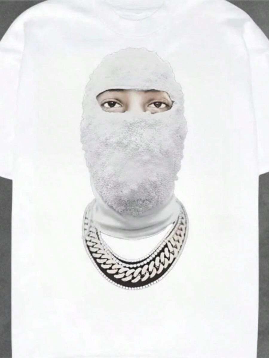 Masked Up Graphic Tee Friday 13th Summer Luxury Brand Cottonsss And Wo T-Shirt Short SLeesve - 白色 - 查看 1
