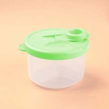 1pc Baby Milk Powder Dispenser Box, Convenient 3-Compartment Milk Powder Storage Container, Detachable Milk Powder Jar - Multicolor - View 11
