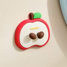 1pc Fruit & Vegetable Shaped Toothbrush Holder, Bathroom No-Drill Multi-Function Storage Rack - Multicolor - View 9