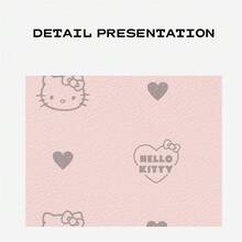 Mesuca Portable Daily Card Holder Wallet Sanrio Hello Kitty Cinnamoroll Theme Style Pink Tone Durable PU Fabric Multi-Card Slots Compact Lightweight Suitable For Short Trips Outdoor Travel Daily Organization 1pc - View 4