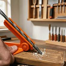 5-Angle Adjustable Drilling Guide Rail Clamp, Supports 0°, 30°, 45°, 60°, 90° Multi-Angle Precise Positioning, Suitable For 3 Different Lengths Of Short And Long Drill Bits, Effortless One-Handed Operation, Lightweight And Portable - A - View 9