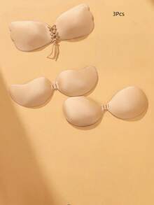 3對可重複使用隱形胸貼，無肩帶前扣式隱形乳貼，女性內衣與內衣配件 - 彩色 - 查看 14