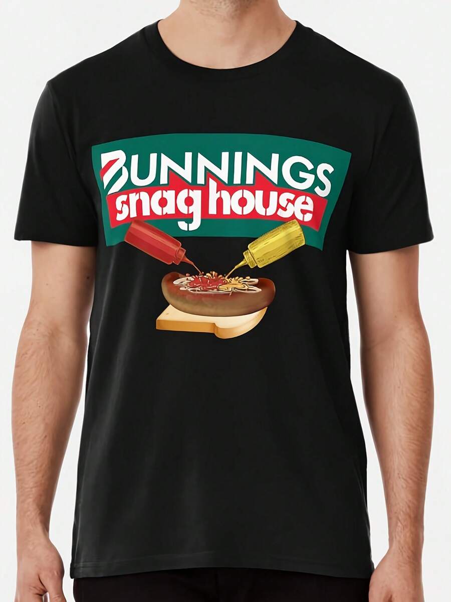 Bunnings Snaghouse Premium T-Shirt S To 5XL Made In The AUUSA T-Shirt - Style - View 1