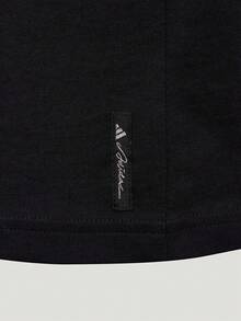 Adidas Women's DCE BF SS TEE Short Sleeve Knit Collarless T-Shirt TLD8216 - Black - View 5