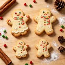Christmas Cookie Cutters Large 4.5-3.1 Inch, Set | Gingerbread Boy & Girl Shapes, Stainless Steel, Perfect For Winter Holiday Baking - View 7
