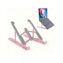 7-Level Adjustable Folding Laptop Stand, Portable Laptop Cooling Pad - View 4