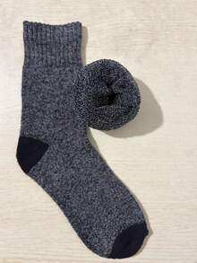 5 paia di calze termiche imbottite calde da uomo, calze da escursionismo spesse e imbottite fino alla caviglia, adatte per taglie USA 4.5-9 / UK 3.5-8 / EU 36-43, invernali, confortevoli - Multicolore - Visualizzare 7