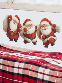 Multi-Style Christmas-Themed Wall Stickers PVC Removable Self-Adhesive Without Leaving Glue Santa, Reindeer, Snowflakes, Luxury Christmas Tree For Bedroom, Cabinets, Windows, Classrooms, Parties DIY Holiday Decoration Stickers - Wall Stickers - View 5