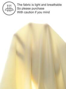 Muse Moon Women's Sexy V-Neck Sleeveless Solid Color Bodysuit, Suitable For Daily Wear Summer - Light Yellow - View 11