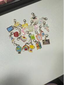 10/20pcs Back To School Keychain Set, Suitable For Boys And Girls, Perfect For Students' First Day Of School, Comes With Blessing Cards, Collectible Decoration, Ideal For Classroom Rewards And School Party Favor Bag Fillers (Random Styles) - Multicolor - View 8