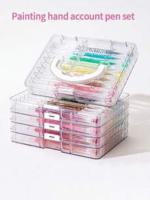 Set Pulpen Planner Kapasitas Besar Languo, Pulpen Gel Warna-warni, Pulpen Netral 0,6mm untuk Menggambar Siswa, Cocok untuk Mencatat, Menulis Sehari-hari, Menggambar Berlapis, Mewarnai Kartun Anime, dan Menggambar Tangan, Hadiah Sempurna untuk Siswa Laki-laki/Perempuan, Spidol Stabilo, Alat Tulis Penting untuk Kembali ke Sekolah - MultiWarna - View 12