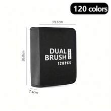 120/100/72/60 Colors Dual-Tip Marker Set, Watercolor Painting Pens, CD Box Packaging, Professional Sketching Pen Combination, Perfect Christmas, Halloween, Easter Gift - Sets - View 9