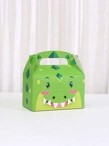 12pcs Zoo Theme Animal Head Gift Box, Cute Jungle Animal Party Style, Suitable For Jungle Zoo Theme Birthday Party, Birthday Party, Party Favor Packaging - Multiple Styles - View 4