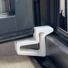 Penahan Jendela Putih, Penahan Pintu untuk Mencegah Geser, Plastik Kokoh Versi Terbaru, Desain Sederhana untuk Pemasangan Mudah, Penahan Jendela, Cocok untuk Rumah dan Kantor, Perlengkapan Sistem Ventilasi Dalam Ruangan, Penahan Jendela Memastikan Transmisi Cahaya Dalam Ruangan - A - View 4