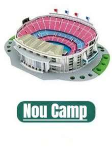 3D Paper Sports Stadium Puzzle Model, Specially Designed For Football Enthusiasts, Allowing You To Cheer For Your Home Team - Multicolor - View 14
