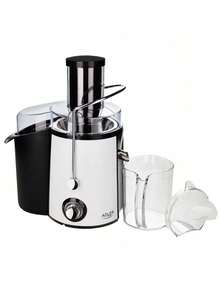 Adler Juicer, Centrifugal Juicer, Fruit & Vegetable Juicer - 75mm Feed Chute, 2 Speed Levels, Stainless Steel, 2L Pulp Container, 1000W (Max 2000W), White/Black - EU E Type Plug(220-240V) - View 6
