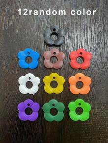 1/4/12 buah Penutup Kunci Elastis Warna-warni, Tutup Kunci Berbentuk Bunga, Mudah Diidentifikasi, Warna Acak, Cocok untuk Saudari dan Teman, Hadiah Hari Valentine/Hari Ibu/Ulang Tahun, Aksesori Dekoratif Musiman, Perlengkapan Liburan - View 10