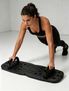 Set Papan Push-Up Multifungsi | Peralatan Kebugaran Rumah Portabel | Zona Latihan Dada, Bahu, Trisep, Punggung dengan Kode Warna | Cocok Untuk Pria, Wanita, Pemula, dan Pecinta Kebugaran - MultiWarna - View 1