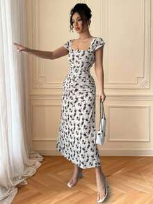Women Long Dresses - White - View 6