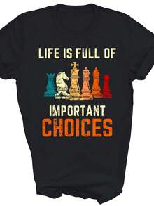 Life Is Full Of Important Choices Chess Lovers Unisex Shirt Gift - 款式 - 查看 1