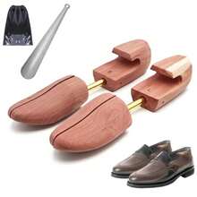 Eachway Cedar Shoe Trees For Men And Women, Wooden Shoe Stretcher, Sneaker And Dress Shoe Widener, Shape Keeper - S Us Size 79.5 - View 9