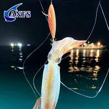 ANFS 5pcs Umpan Pancing Cumi-cumi Jig Horizontal untuk Memancing Cumi-cumi, Sotong, dan Ikan Laut di Air Asin - MultiWarna - View 8