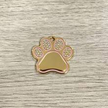 Custom Engraved Pet Name Tags, Personalized Pet Labels, Personalized Dog Collars, Pet Pendants, Cute Cat And Dog Name Tags, Custom Dog Tag Pendants, Personalized Cat And Dog Pet Identification Name Pendants, Custom Decorative, Engraved, Stainless Steel Pet Collar Tags Pendants. - Multicolor - View 19
