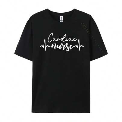 Cardiology Nursing T-Shirts And Tops For Cardiology Nurses, Custom T-Shirts, Plain Cotton T-Shirts For Men, Party T-Shirts