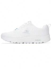 Skechers Sepatu lari wanita seri GO RUN dengan teknologi flyknit yang bernapas, ringan, anti selip, dan bantalan yang nyaman. - Putih - View 1