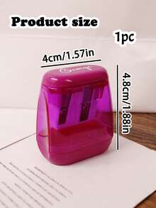 Personalized Name Colored Manual Pencil Sharpener, Multi-Functional Portable Letter Sharpener For Kids School Office, Back To School - Style a - View 13