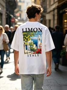 Camiseta de manga corta casual para hombre de verano |   Una camiseta de manga corta minimalista y versátil para el ocio. - Blanco - Ver 1