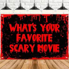 1Pc Halloween Banner Blood Print Horror Pumpkin Castle Bat Zombie Skeleton Pattern Happy Halloween Theme Party Decoration Indoor And Outdoor Decoration Photography Background Wall Art Halloween Home Decoration - V0155 - View 17