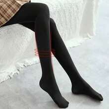200g Nude/Black Shaping Leggings, Leg Beauty Socks, Skin-Friendly Comfortable Apparel, Women's, Elegant Style. Basic Leg Protection, Women's Single Piece Leggings, Slim Fit Comfortable - Multicolor - View 5