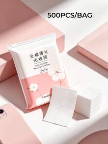 OEIEZ 1200 Pcs Ultra Soft Cotton Pads, Lint‑Free Dual‑Use Facial Cotton Sheets For Makeup Remover & Wet Compress, Water‑Saving Gentle Skin Care Cosmetic Pads For Sensitive Skin - View 11