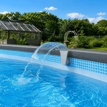 1pc/Set Pool Outlet Fountain Waterfall Jet, Universal Threaded Interface Easy Installation, Wide Mouth Smooth Water Flow, Durable Multi-Color Options, Suitable For Home Backyard Above-Ground Frame Inflatable Pool Summer Water Party Landscape Upgrade Accessory - A - View 3
