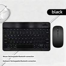 Teclado inalámbrico recargable ultrafino, compatible con iPad, Pro, Mini, Air, compatible con sistemas iOS, Android y Windows, 30 días de uso con una sola carga, teclado inalámbrico de 10 pulgadas - Ver 20