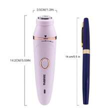 TOUCHBeauty Set Pemangkas Elektrik Multifungsi 7-in-1 untuk Wanita, Dilengkapi Baterai Isi Ulang 220mAh, Alat Pencukur Bulu Wajah Portabel, Alis, Hidung, Bikini, dan Tubuh, Cocok untuk Perjalanan dan Penggunaan di Rumah - alat cukur mini - View 11