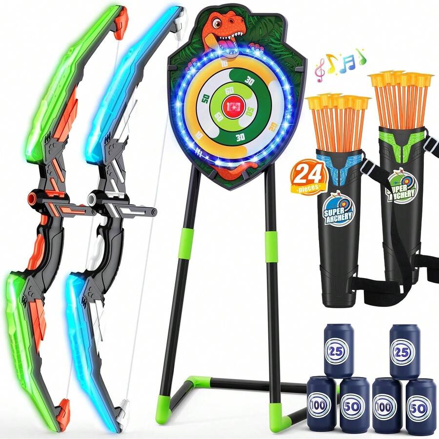 Bow & Arrow - 2 Pack-led Standing Target - View 1