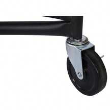Black Metal Ceiling Racks - Black - View 7