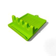 1pc Multifunctional Silicone Spoon & Scraper Storage Rack, Multi-Purpose Kitchen Tool Organizer With Pot Lid Drain Tray, Heat-Resistant Non-Slip Countertop Storage, Halloween Home Decor, Autumn Home Decor, Halloween Costume - Multicolor - View 7