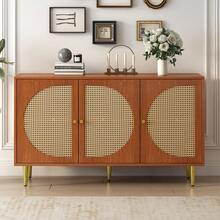Sideboard Brown 129.8 X 40 X 76 Cm - Walnut - 查看 9