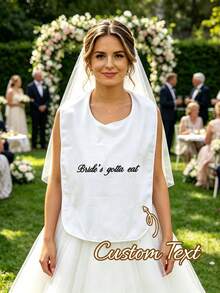 Personalized Bride & Groom Apron Set For Wedding Day First Dinner, Newlywed Couple Style Groom Suit Cover, Black & White Color Scheme, Pre-Wedding Party Favor - Multicolor - View 8