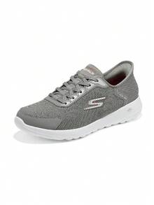 Skechers Sepatu Jalan Kasual Slip-On Bebas Genggam Seri GO WALK Pria - Dark Grey - View 1